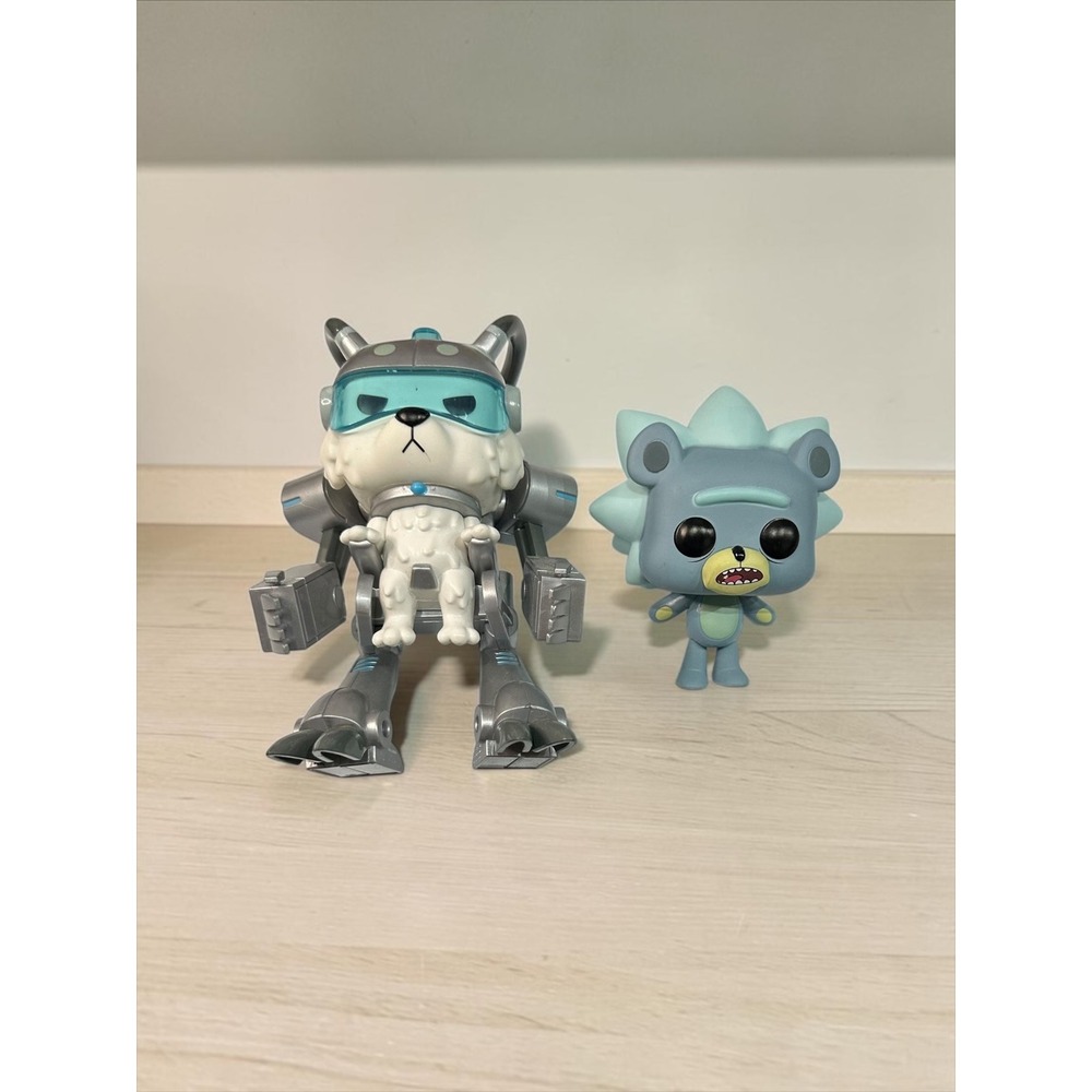 Funko Rick and Morty Snowball Mech Suit & Teddy Rick Figures 2019